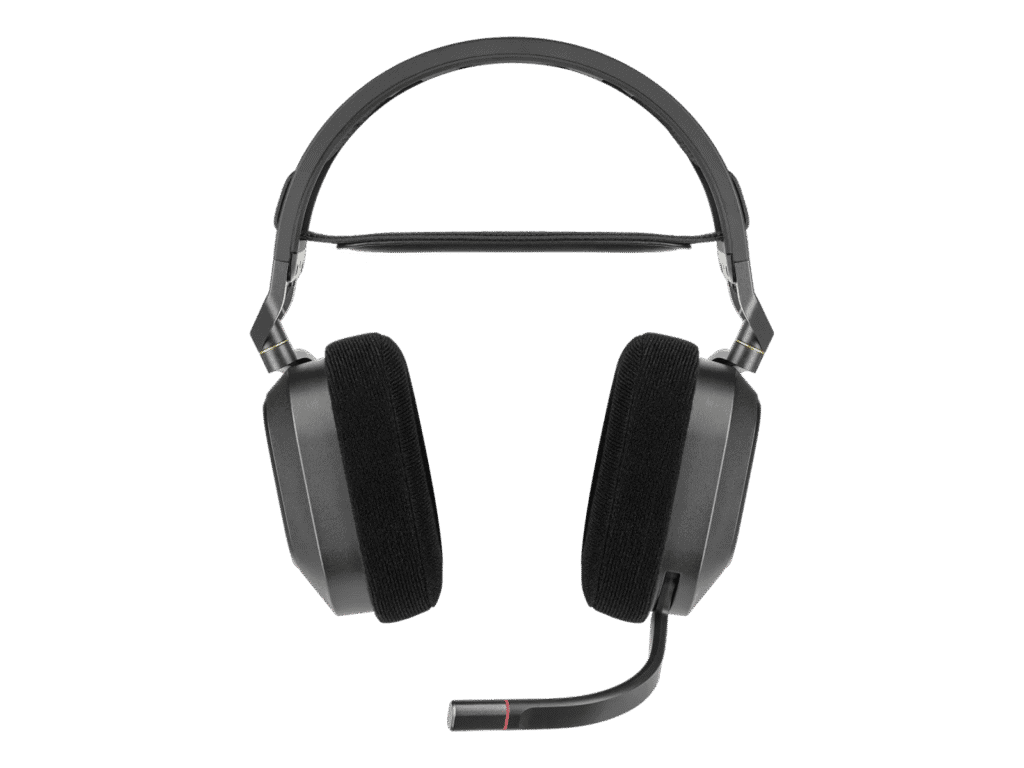 Corsair HS80 RGB wireless gaming headset black Dolby Atmos gaming headphones with microphone RGB lighting