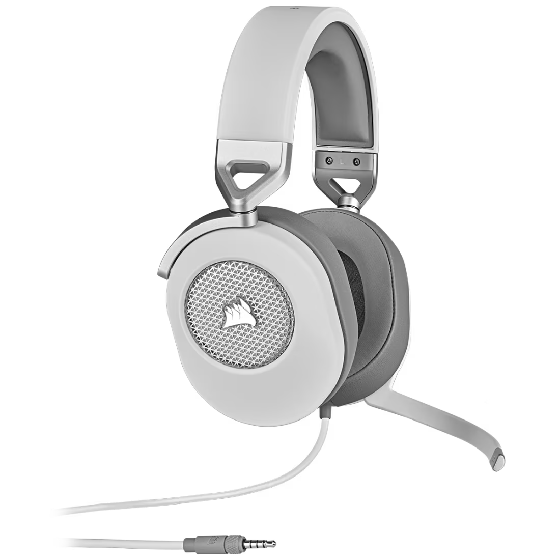 HS65 Premium White Headset 50mm Audio Drivers Omnidirectional Mic - view 1