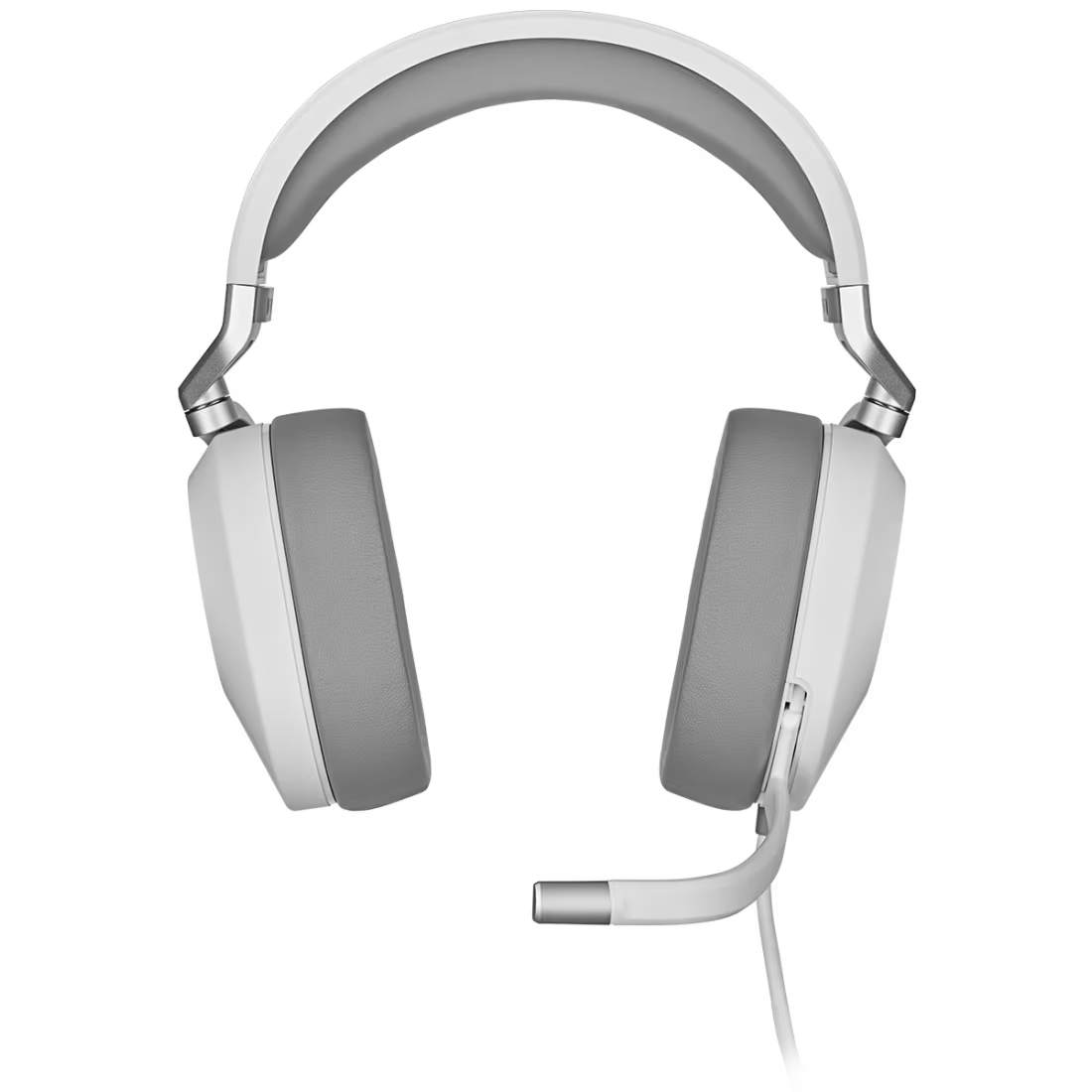 HS65 Premium White Headset 50mm Audio Drivers Omnidirectional Mic - view 2