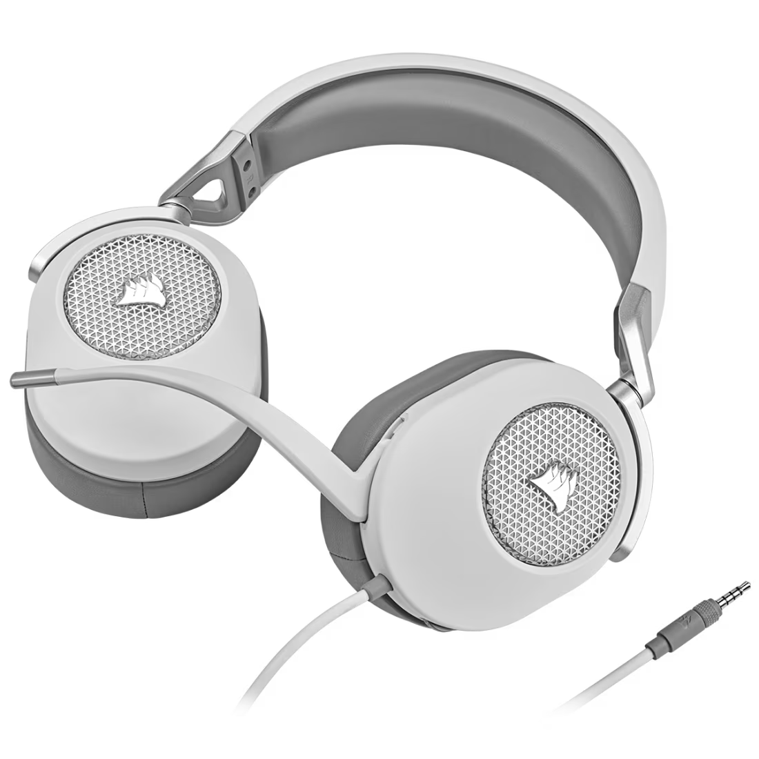 HS65 Premium White Headset 50mm Audio Drivers Omnidirectional Mic - view 3