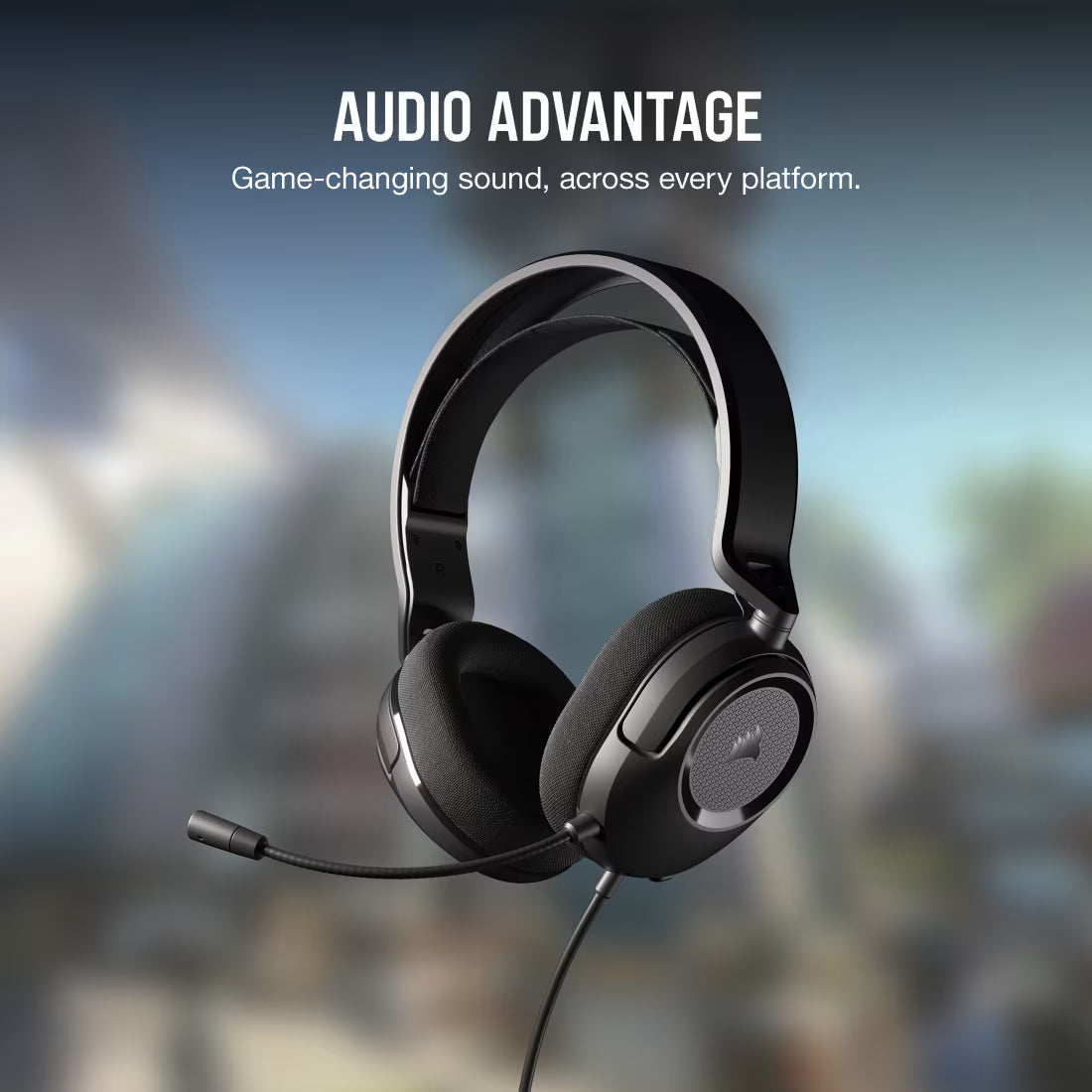 HS35 Surround v2 Carbon Gaming Headset Universal 3.5mm connectivity - view 4