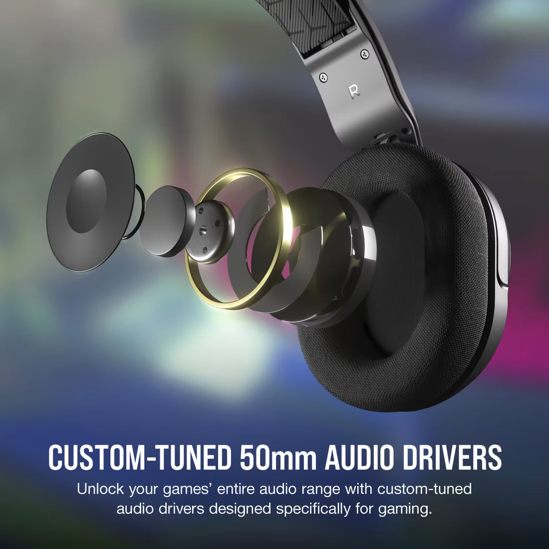 HS35 Surround v2 Carbon Gaming Headset Universal 3.5mm connectivity - view 6