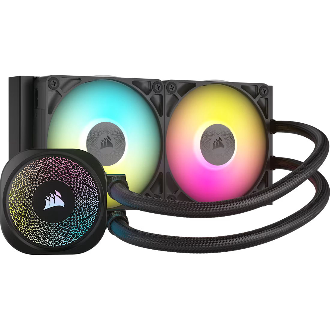 Corsair iCUE LINK TITAN 240 RX RGB AIO CPU Cooler RX120 RGB Fans Fits - view 1