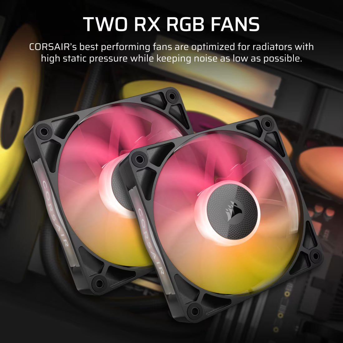 Corsair iCUE LINK TITAN 240 RX RGB AIO CPU Cooler RX120 RGB Fans Fits - view 7