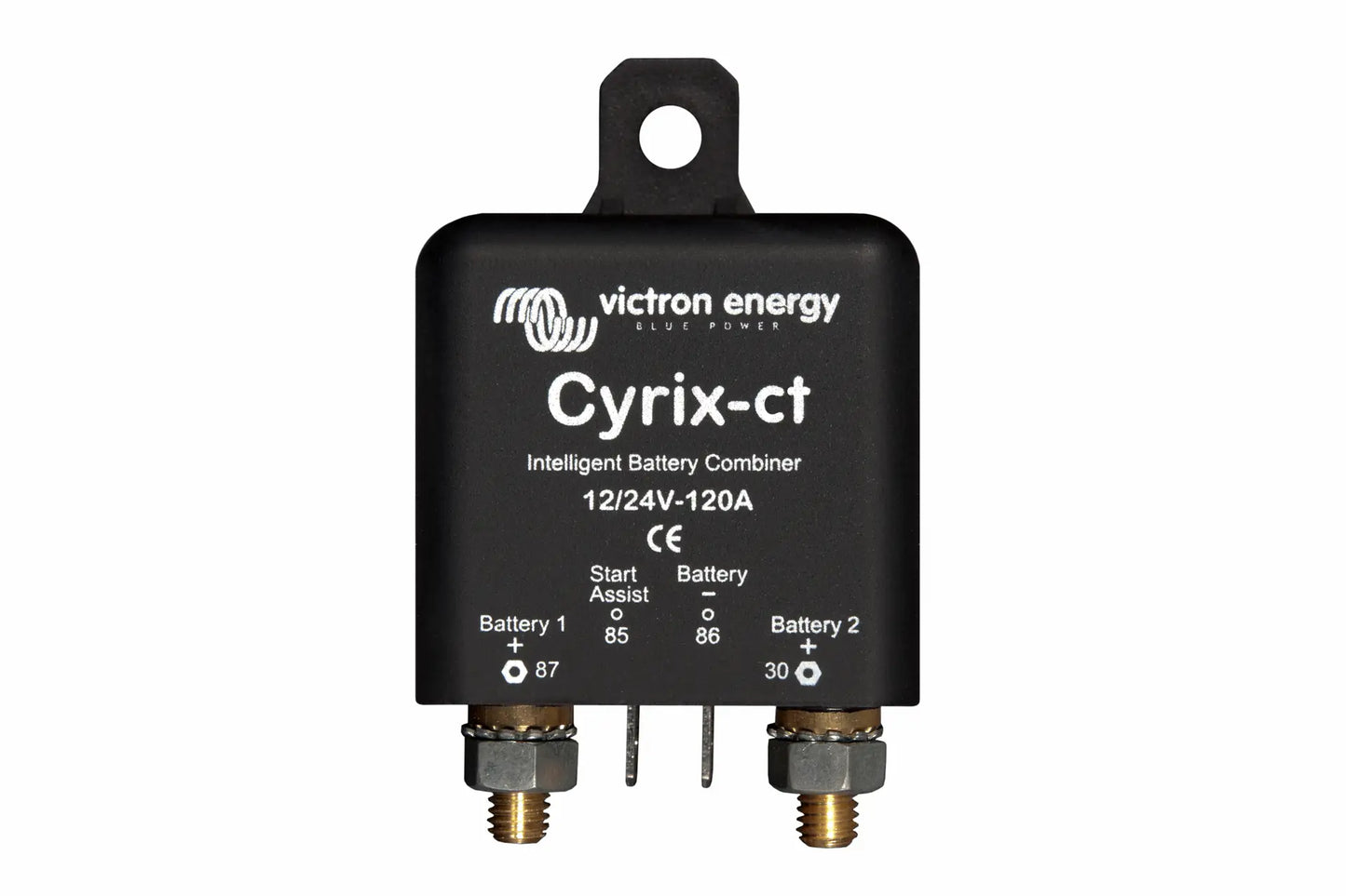 Victron Cyrix-ct 12/24V 120A intelligent Li-ion battery combiner, automatic charge relay for marine, automotive, and off-grid battery systems