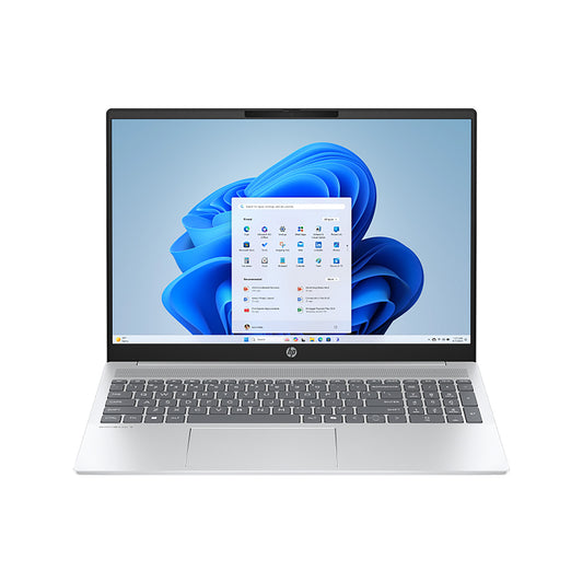 HP OmniBook 5 16 inch AI notebook in Silver with Intel Core Ultra 5 225U 16GB RAM 512GB SSD and Windows 11 Home for productivity and everyday use