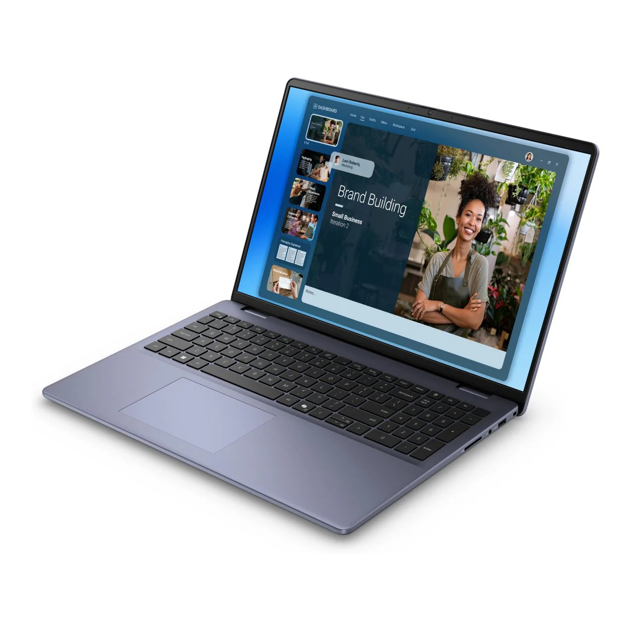 Dell 16 DC16251 16 inch notebook with Intel Core 7-150U, 16GB RAM, 512GB SSD and Windows 11 Pro for business and productivity