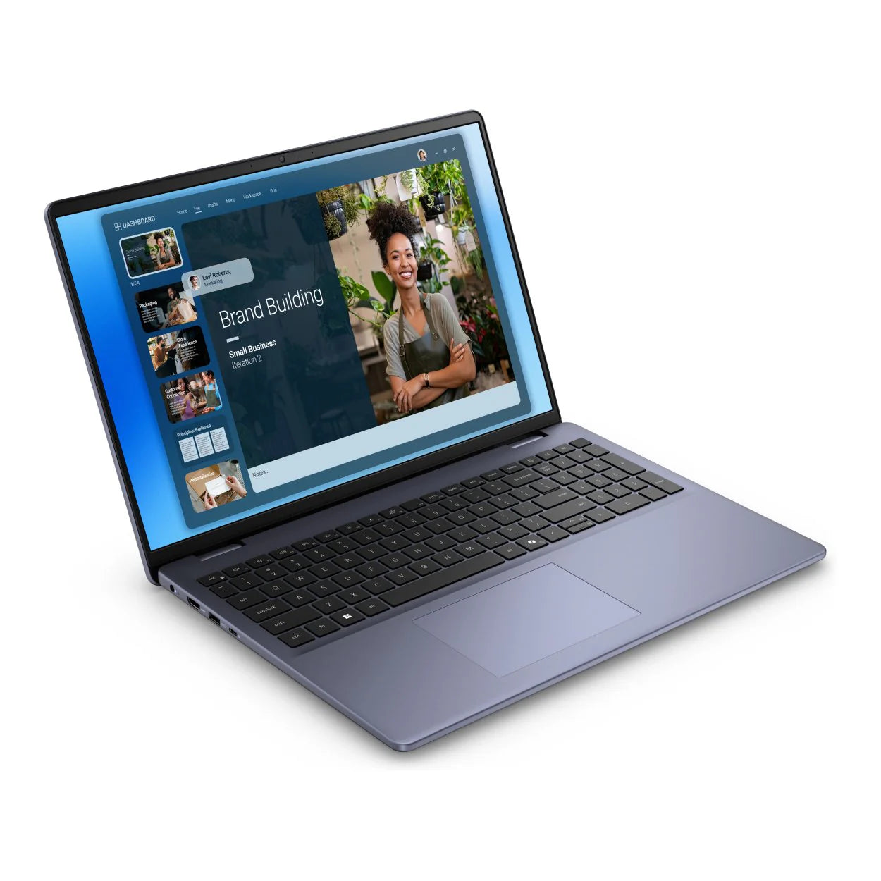 Dell 16 DC16251 16 inch notebook with Intel Core 7-150U, 16GB RAM, 512GB SSD and Windows 11 Pro for business and productivity