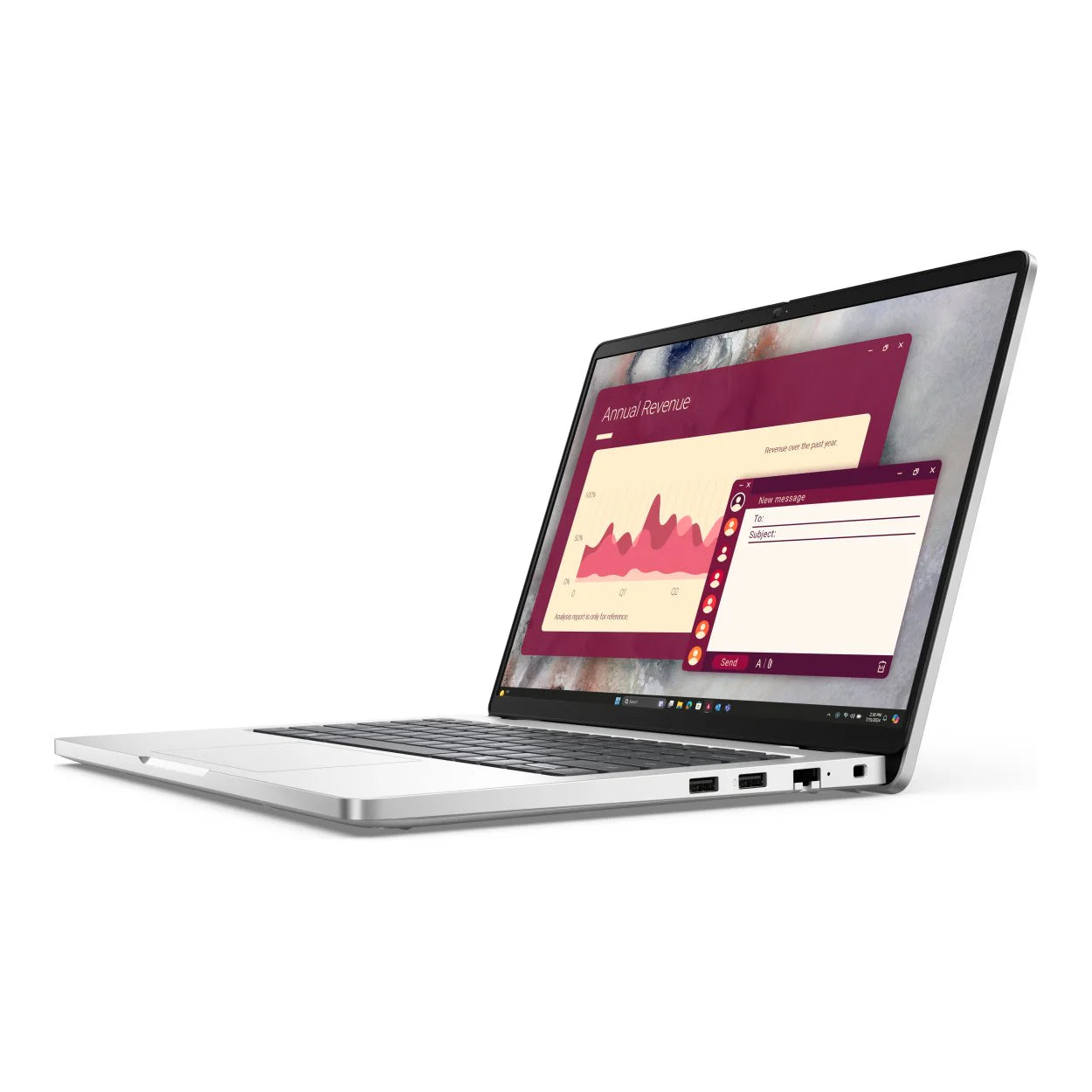 Dell Pro 14 PC14250 14 inch business laptop with Intel Core Ultra 5 235U 16GB RAM and 512GB SSD for office productivity and remote work