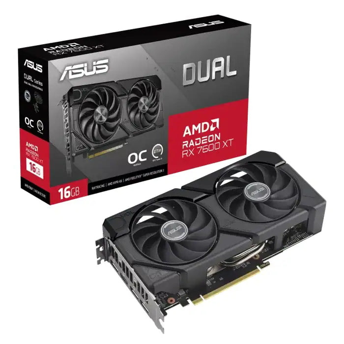 ASUS Dual Radeon RX 7600 XT OC Edition 16GB GDDR6