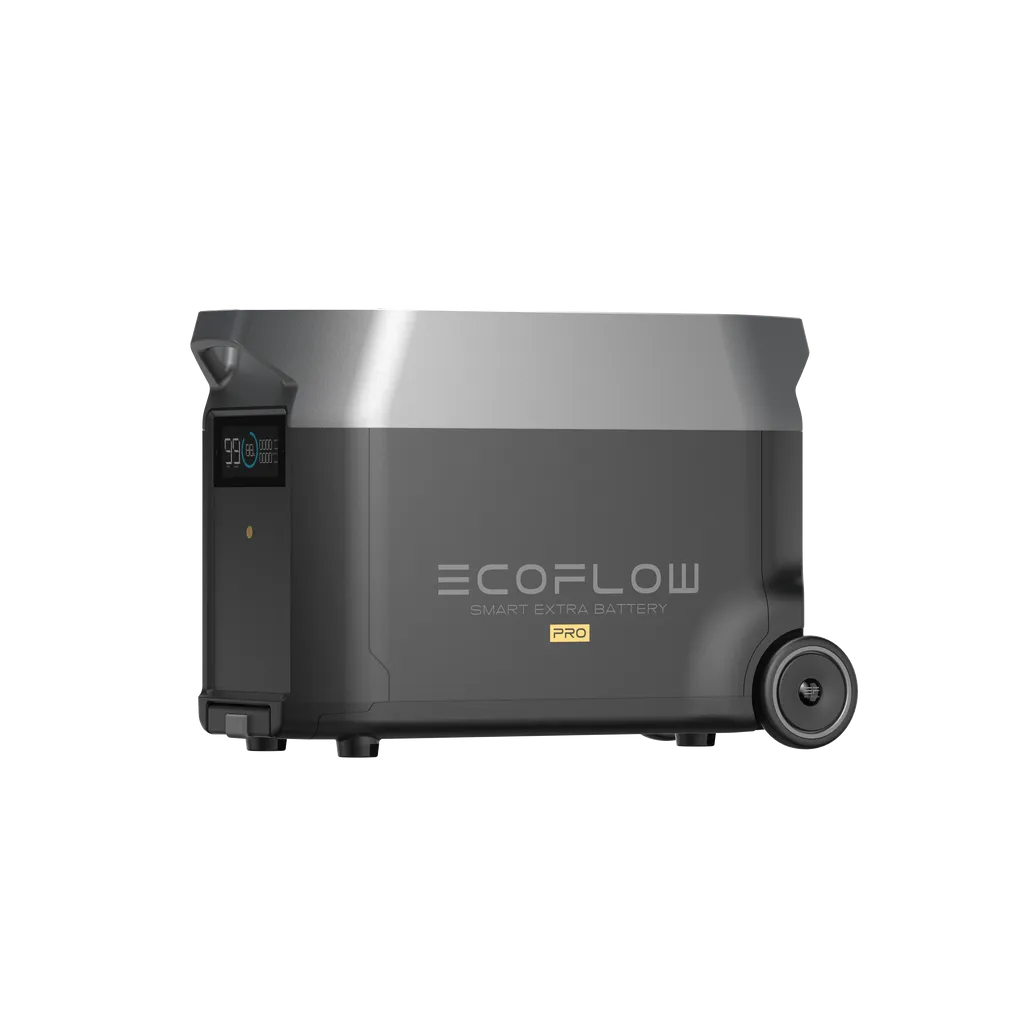 EcoFlow DELTA Pro extended battery 3.6kWh LiFePO4 portable power expansion for home backup and off-grid energy systems