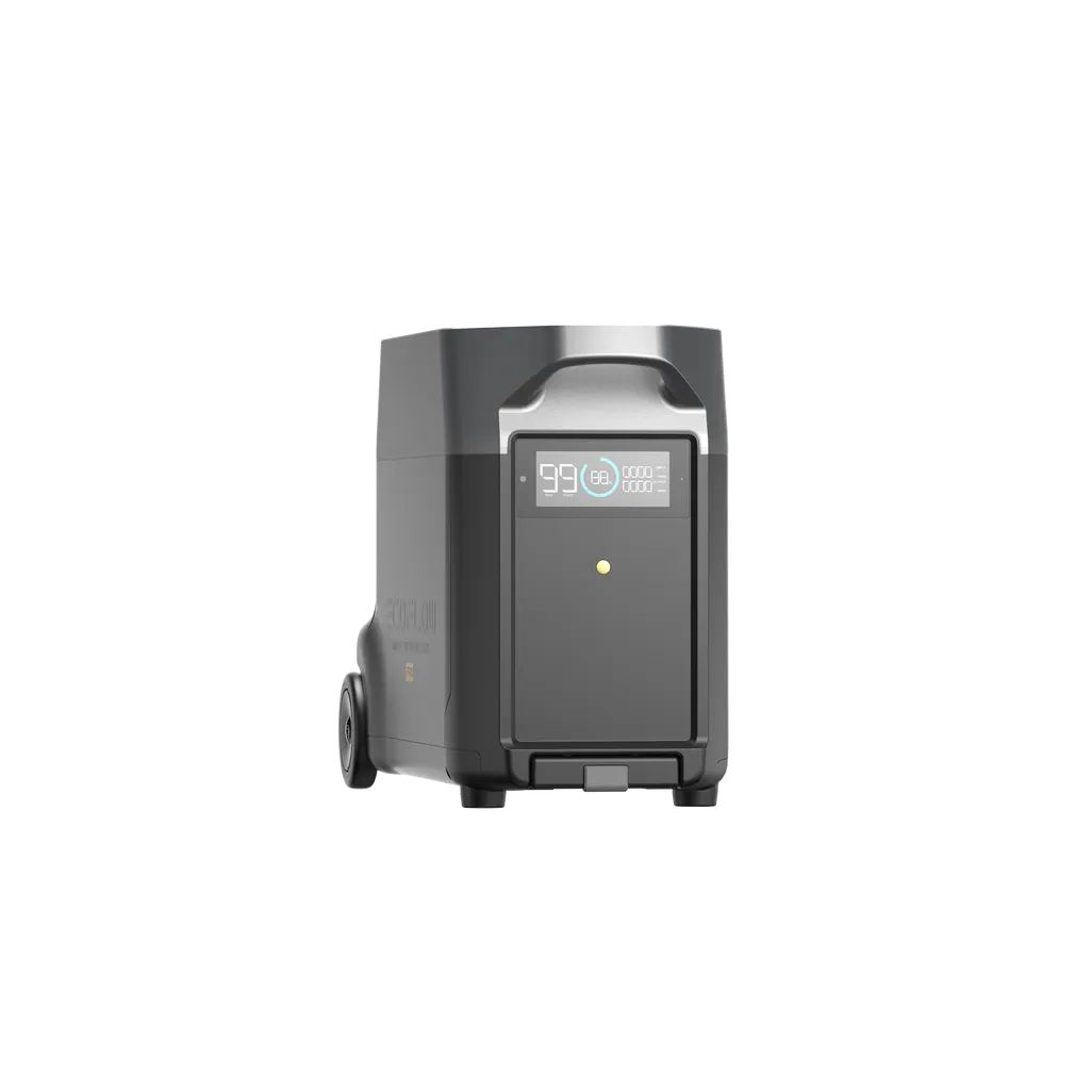 EcoFlow DELTA Pro extended battery 3.6kWh LiFePO4 portable power expansion for home backup and off-grid energy systems