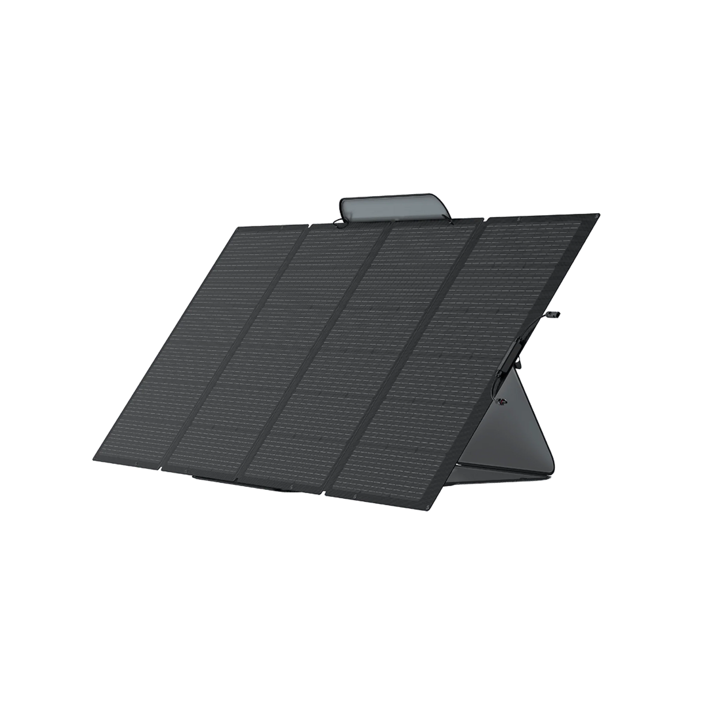 EcoFlow 400W foldable portable solar panel with adjustable kickstand for off-grid power generation