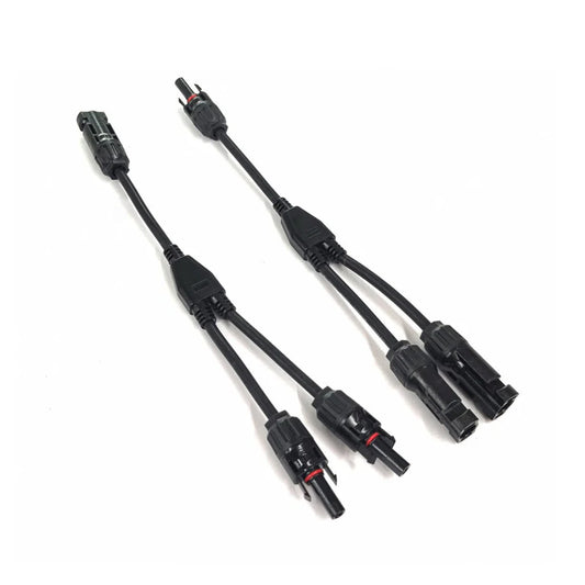 EcoFlow MC4 solar parallel Y-connector cable 0.3m for connecting two solar panels to one power station input