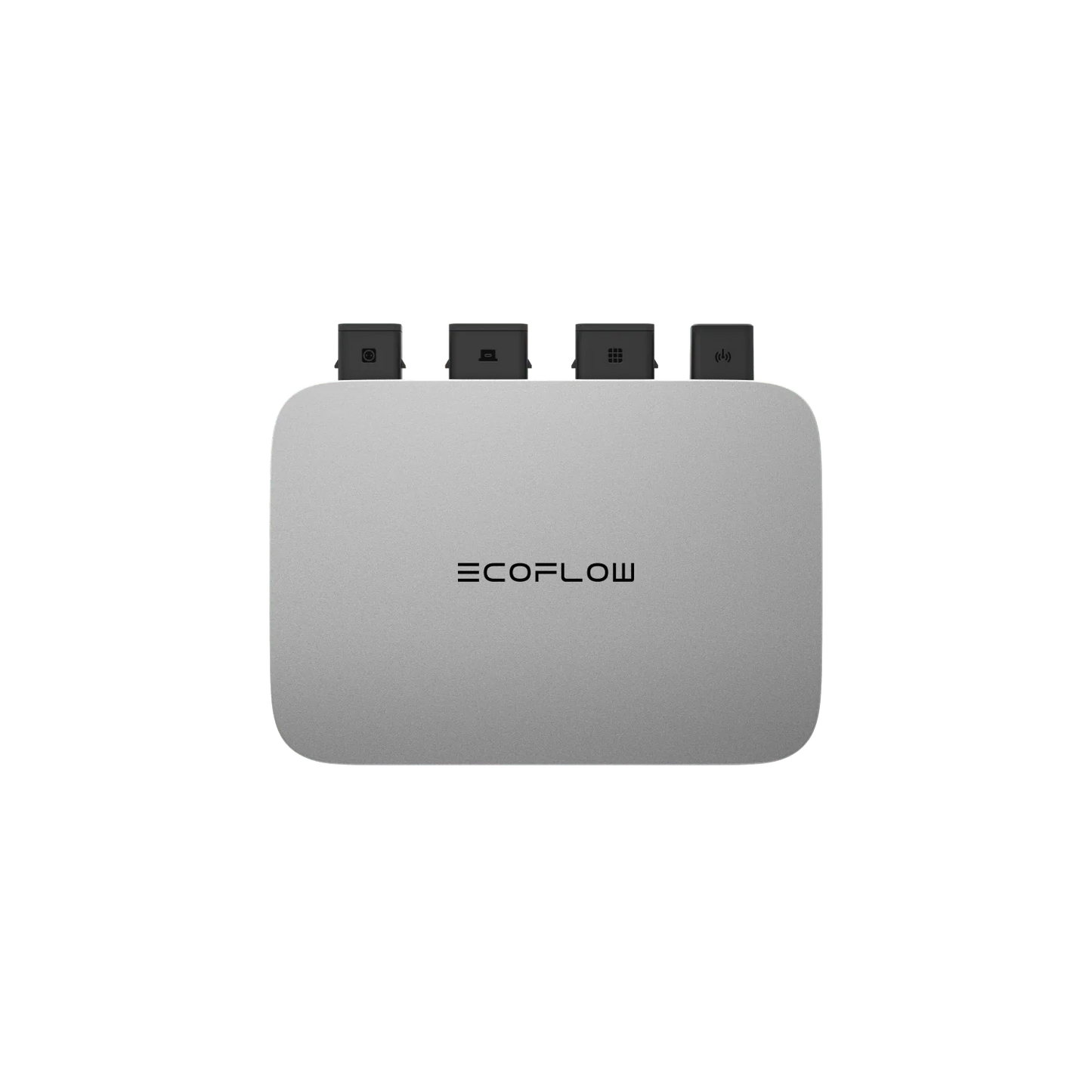 “EcoFlow PowerStream 800W Micro Inverter for solar DC to AC conversion, weatherproof and compact design”