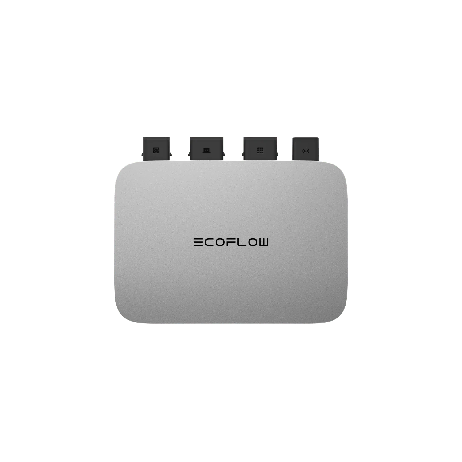 “EcoFlow PowerStream 800W Micro Inverter for solar DC to AC conversion, weatherproof and compact design”