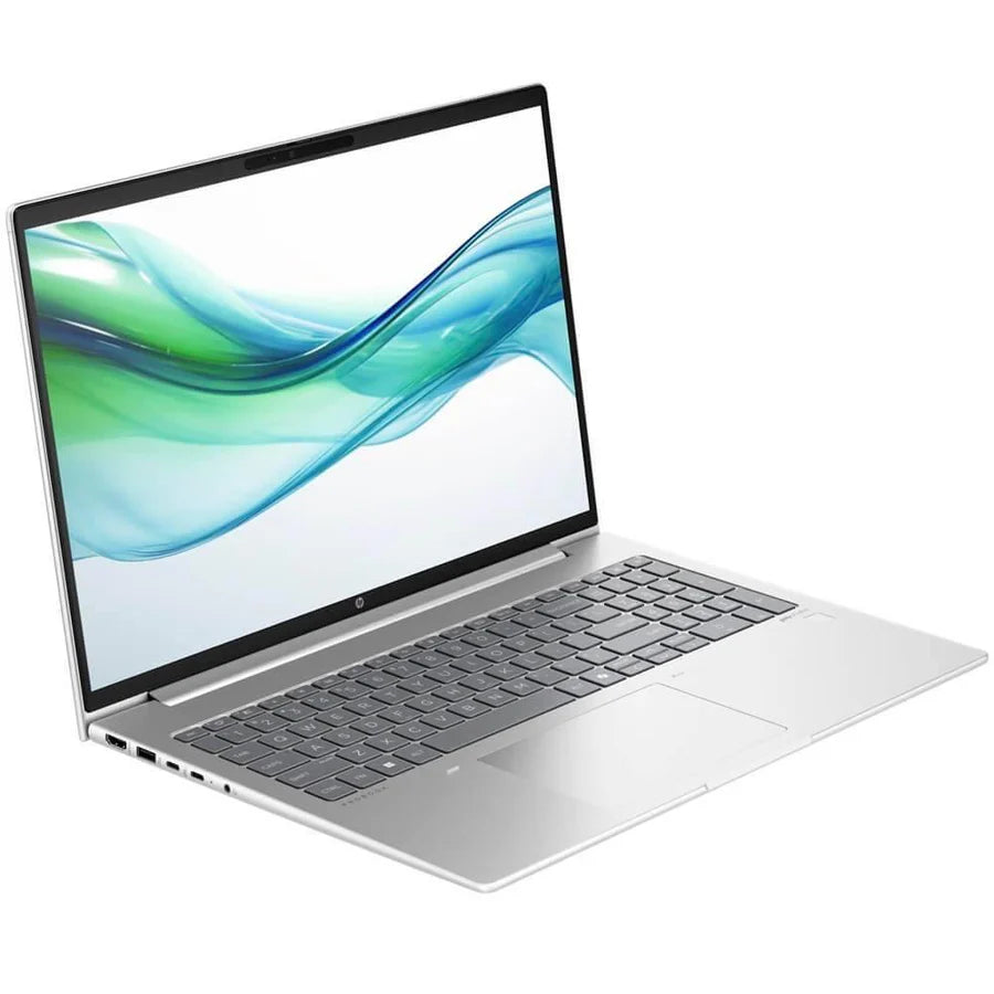 HP ProBook 460 G11 16 inch silver notebook with Intel Core Ultra 7, 16GB RAM, 1TB SSD and Windows 11 Pro for business productivity