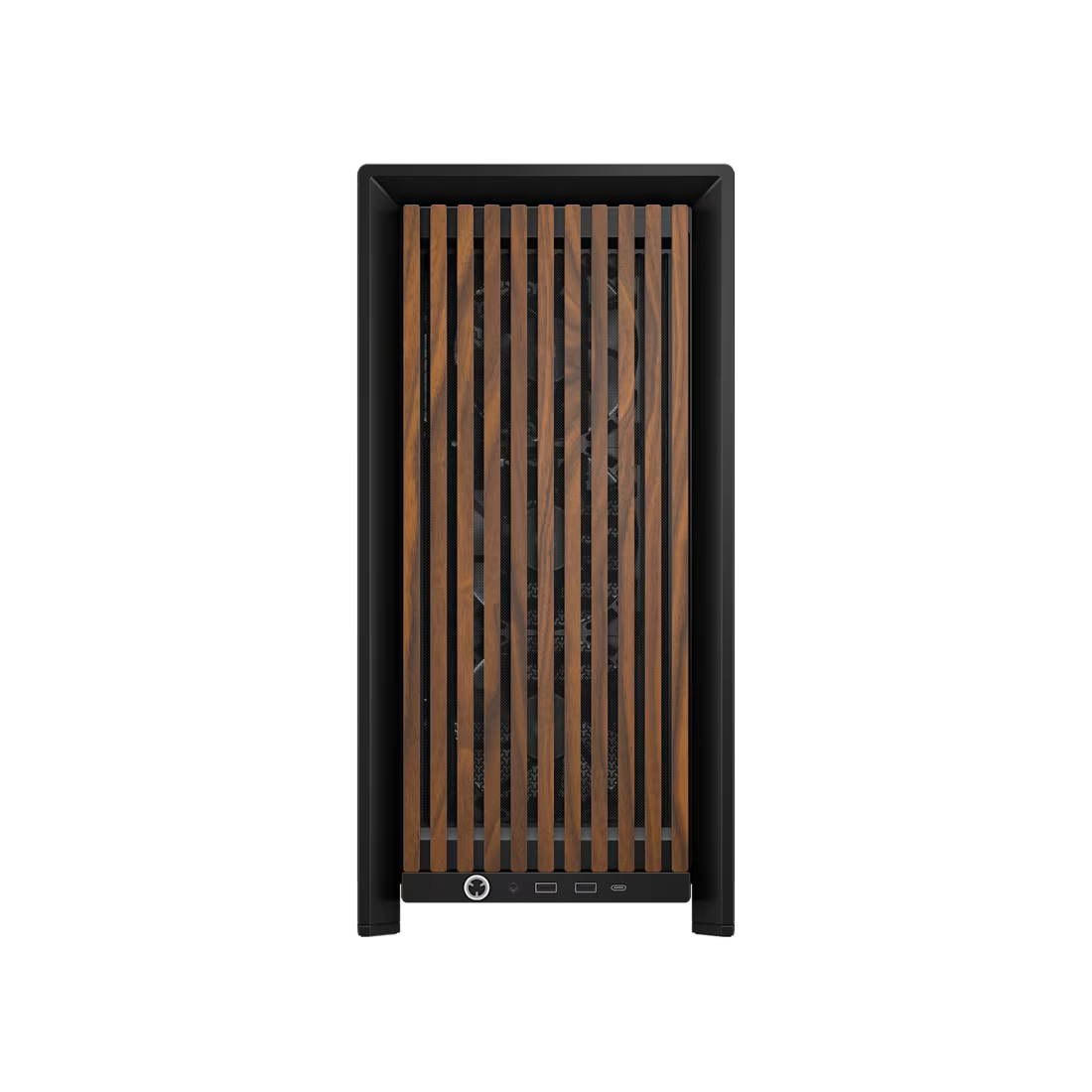 FRAME 4000D RS WOOD Modular High Airflow Mid-Tower Case 4x RS Fans Black - view 2