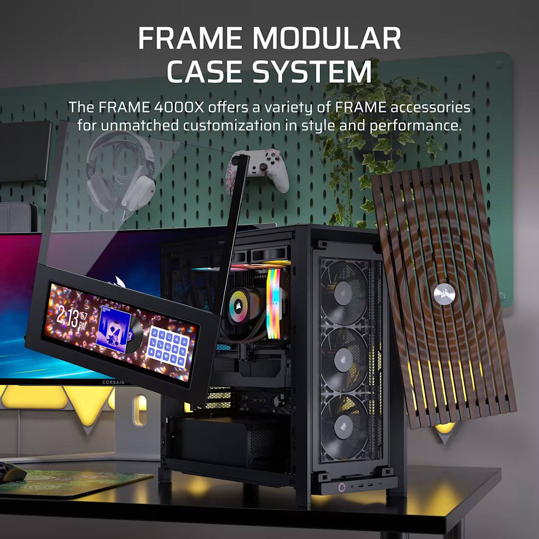 FRAME 4000X RS Mid-Tower Case 4x RS Fans Black - view 8