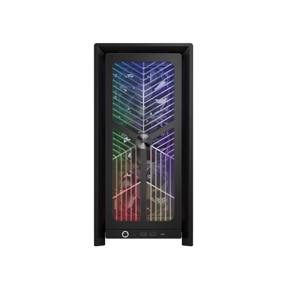 FRAME 4000X RS Mid-Tower Case 4x RS Fans Black - view 2