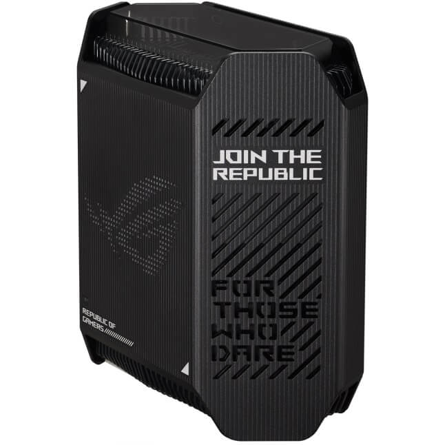 ASUS ROG Rapture GT6 AX10000 tri band gaming WiFi 6 router mesh system single pack for low latency gaming