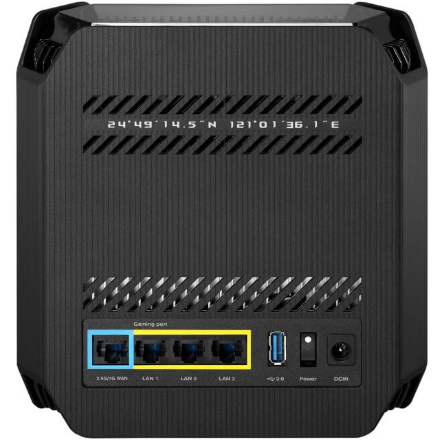 ASUS ROG Rapture GT6 AX10000 tri band gaming WiFi 6 router mesh system single pack for low latency gaming