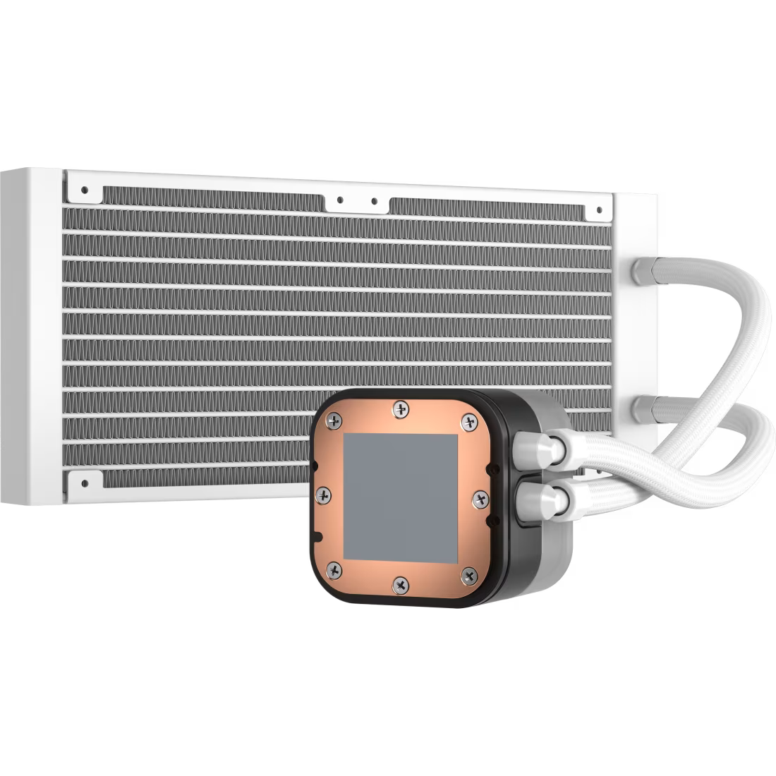Corsair iCUE H100i RGB ELITE white 240mm liquid CPU cooler AIO with RGB pump lighting
