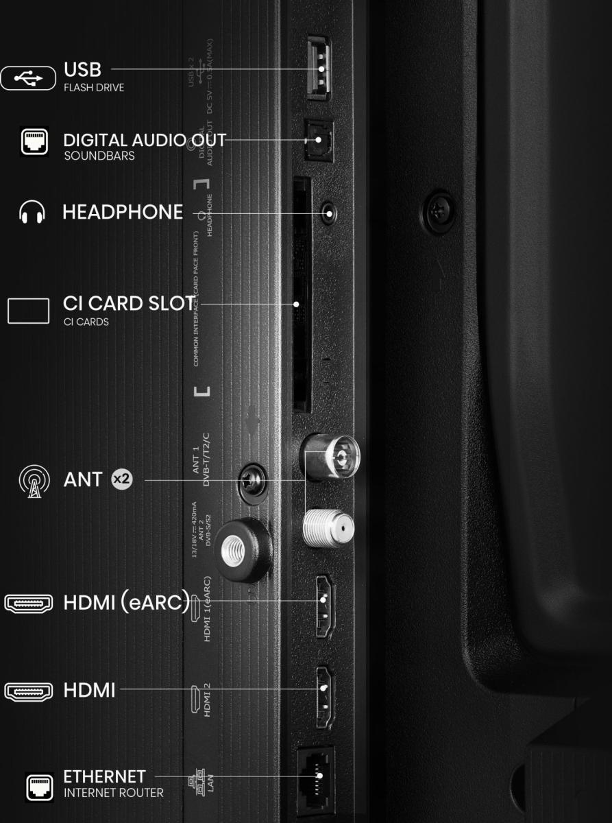 Hisense LEDN40A5Q 40 inch 4K Smart TV with 60Hz refresh rate for home entertainment, streaming, and gaming