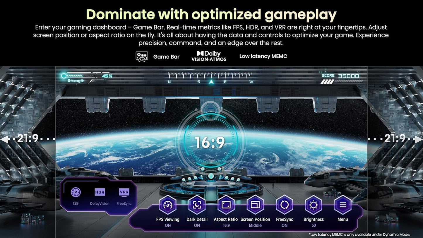 Hisense 55-inch U6NAU MiniLED 4K Smart TV HDR Dolby Vision sleek design