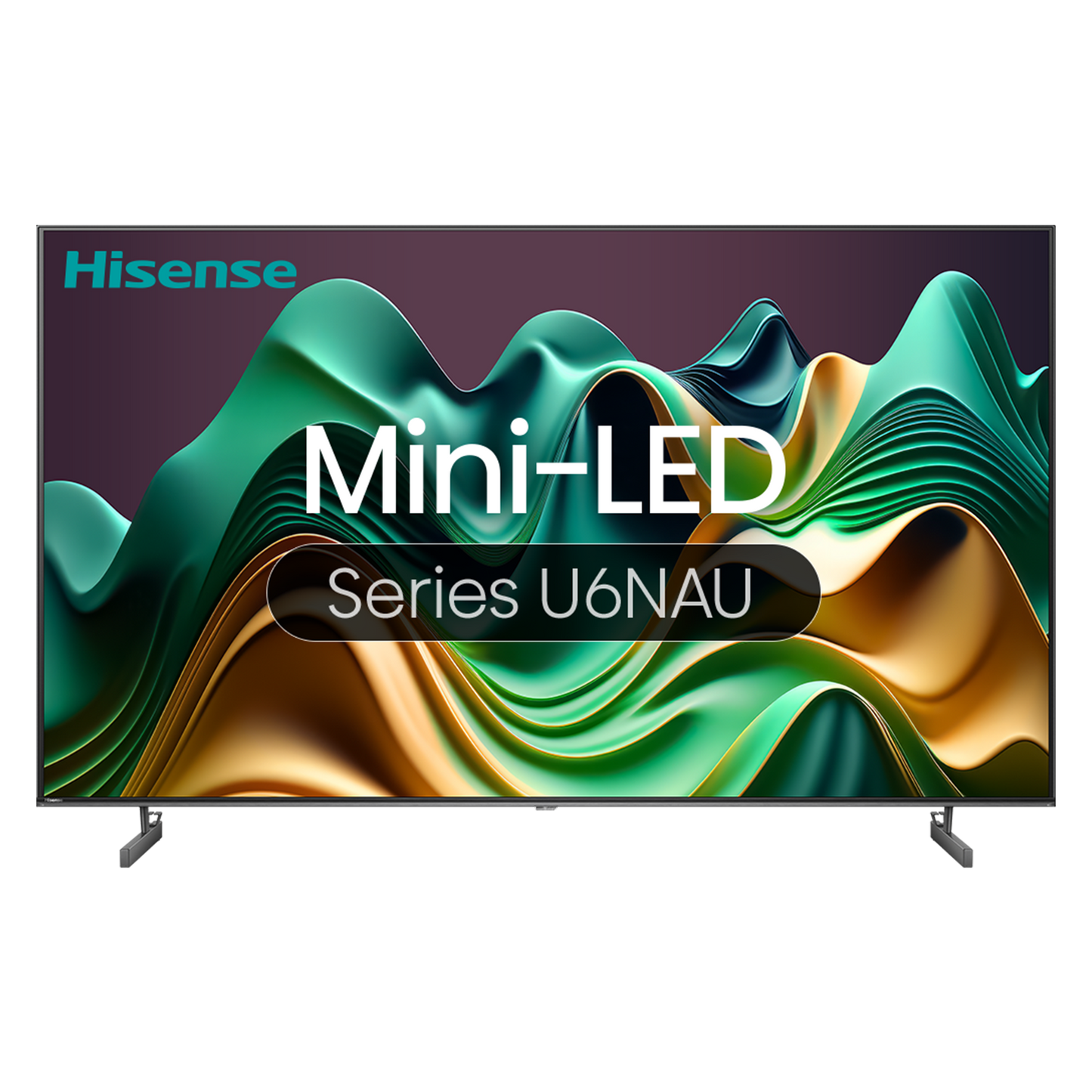 Hisense 55-inch U6NAU MiniLED 4K Smart TV HDR Dolby Vision sleek design