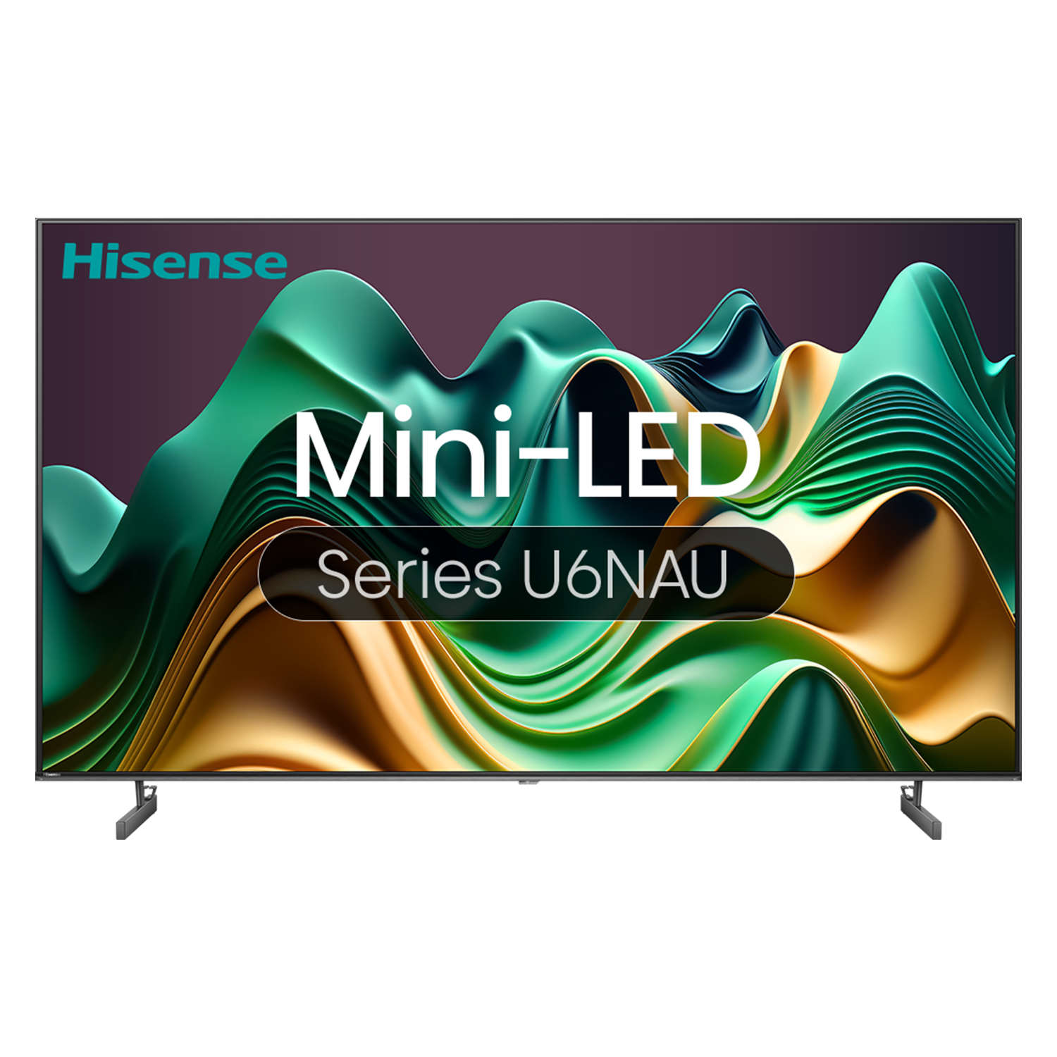 Hisense 55-inch U6NAU MiniLED 4K Smart TV HDR Dolby Vision sleek design
