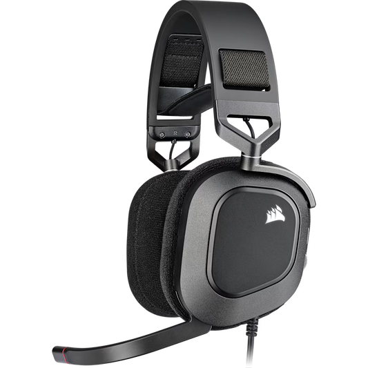 HS80 RGB USB Gaming Headset with 7.1 Surround Sound Carbon - view 1