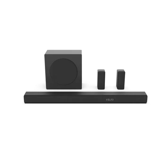 Hisense HS5100 5.1 channel soundbar with wireless subwoofer and rear surround speakers