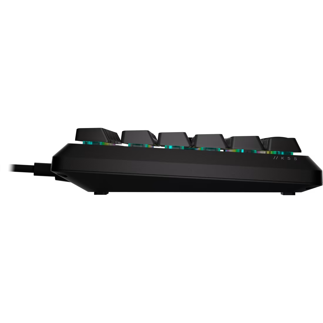 Corsair K55 CORE RGB gaming keyboard black wired keyboard with customizable RGB lighting