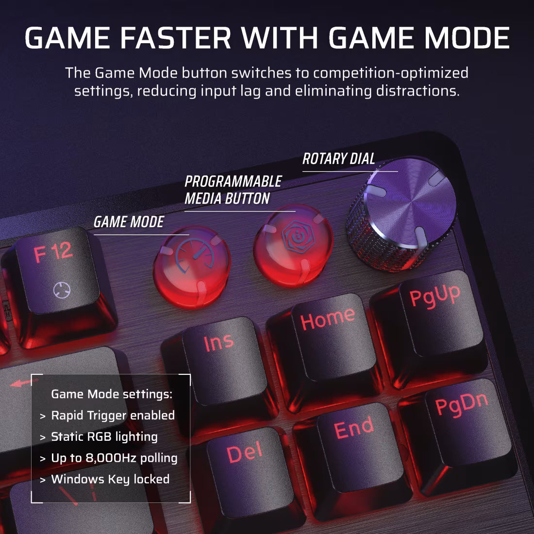 Corsair K70 PRO TKL Hall Effect gaming keyboard with rapid trigger programmable RGB mechanical keyboard