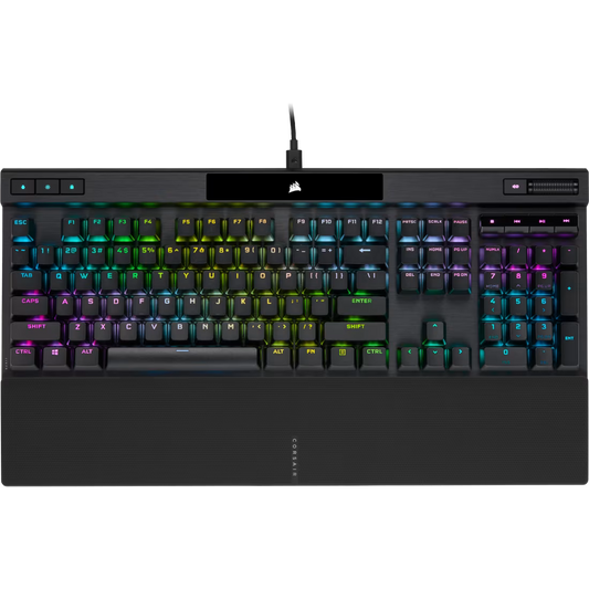 Corsair K70 RGB PRO mechanical gaming keyboard black with CHERRY MX SPEED Silver switches and RGB lighting