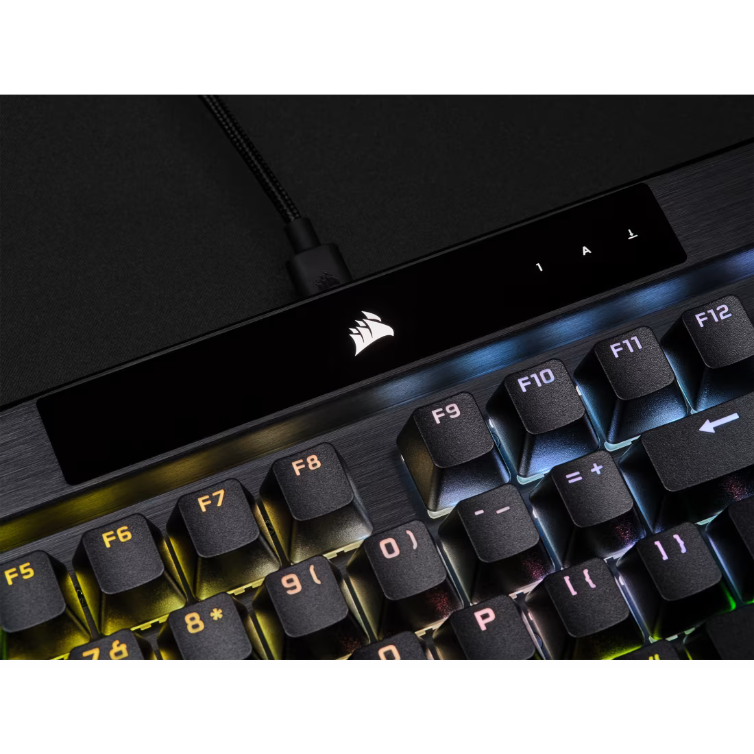 Corsair K70 RGB PRO mechanical gaming keyboard black with CHERRY MX SPEED Silver switches and RGB lighting