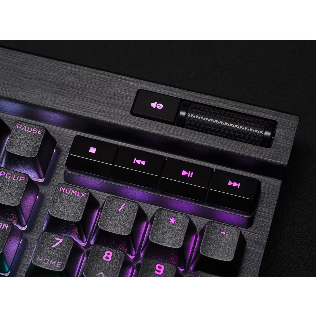 Corsair K70 RGB PRO mechanical gaming keyboard black with CHERRY MX SPEED Silver switches and RGB lighting