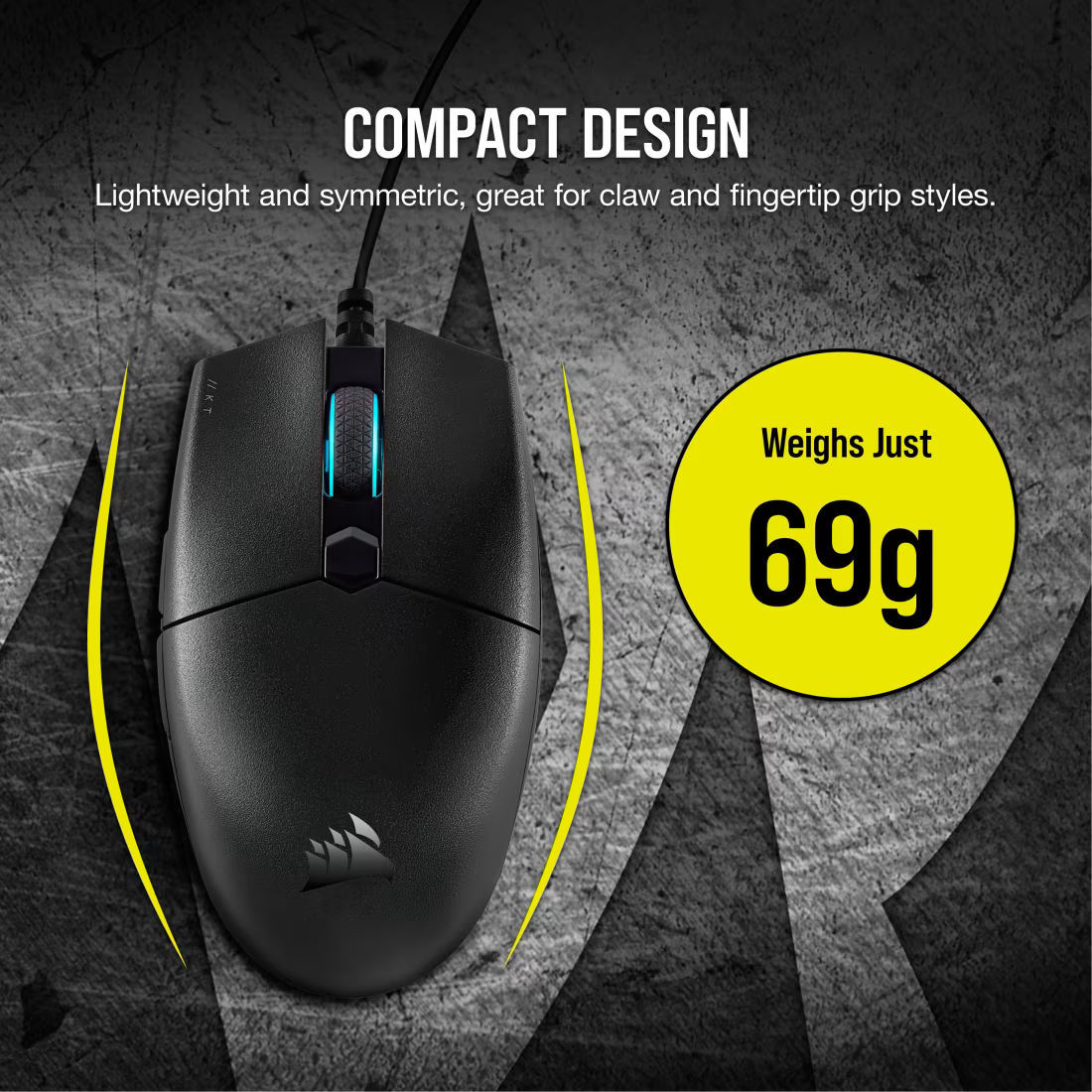 Corsair KATAR PRO Ultra-Light Mouse 12400 DPI Black - view 8