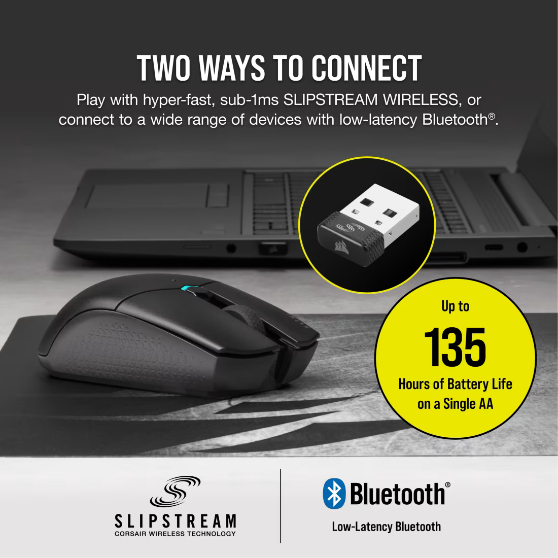 Corsair KATAR PRO Wireless Ultra-Light Mouse 10000 DPI Black - AA - view 6