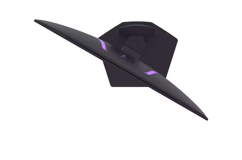 Rear view of LG 32GS95UV-B gaming monitor showing HDMI 2.1, DisplayPort 1.4, USB 3.0 hub, and headphone out