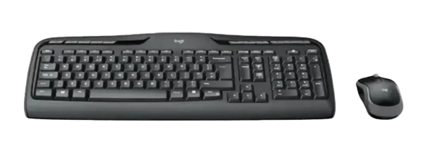 Logitech MK330 Wireless Keyboard and Mouse Combo with Nano USB and low-profile keys