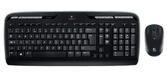 Logitech MK330 Wireless Keyboard and Mouse Combo with Nano USB and low-profile keys