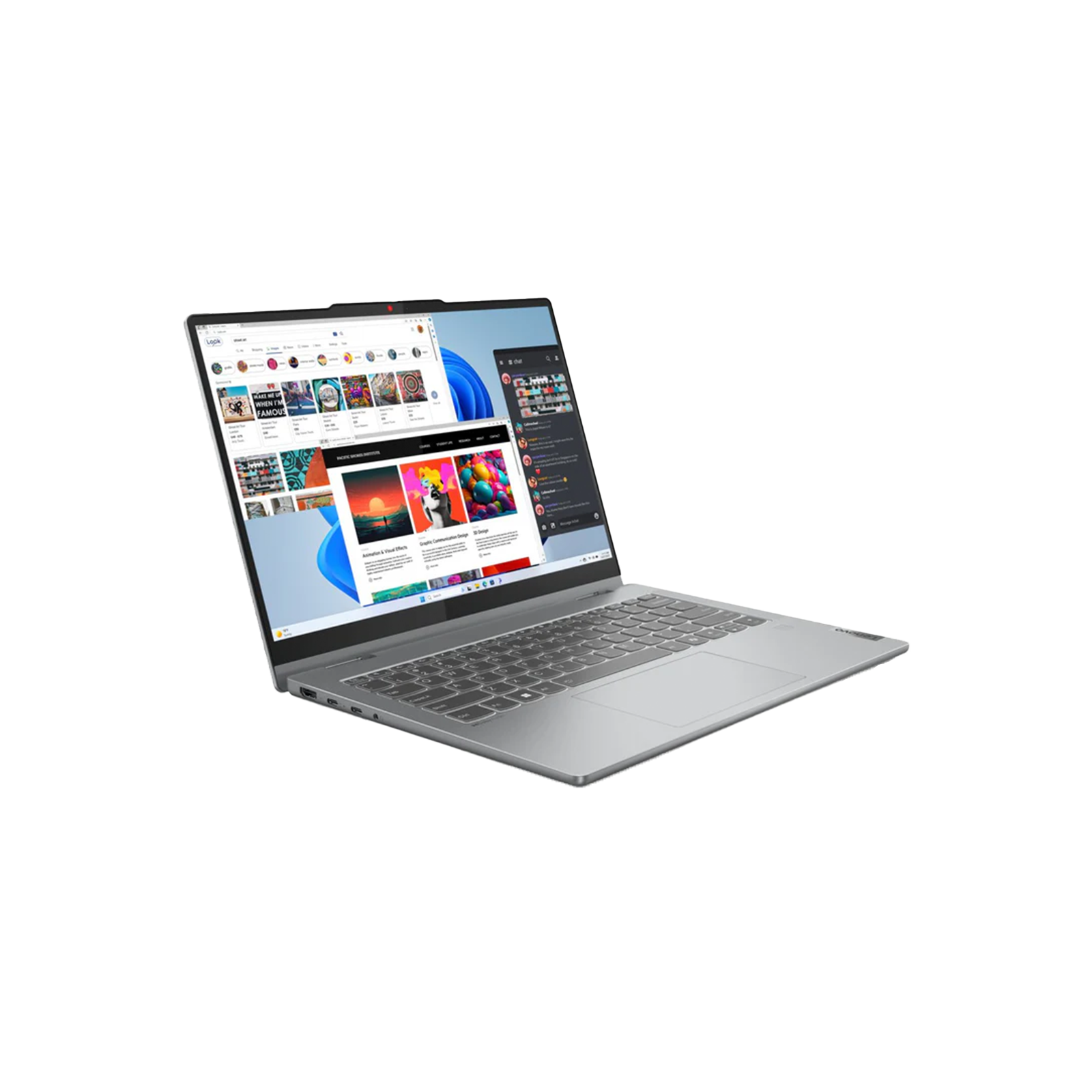 Lenovo IdeaPad 3 Slim 15.3 inch notebook with Intel Core i7, 8GB RAM, 512GB SSD and Windows 11 Home for work, study, and entertainment