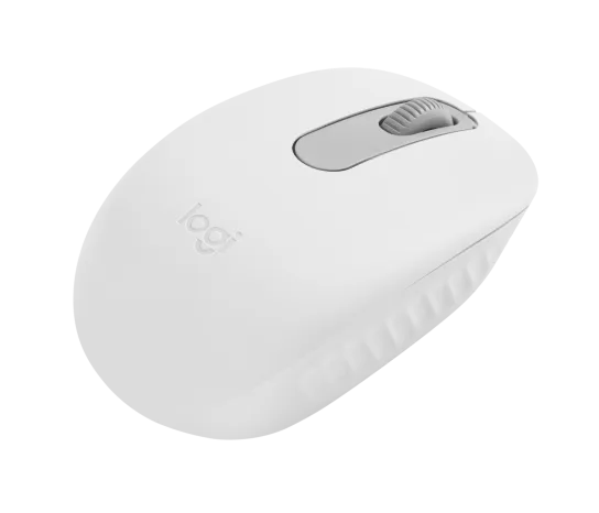 Logitech M196 Bluetooth Wireless Mouse in Off White for laptops and tablets