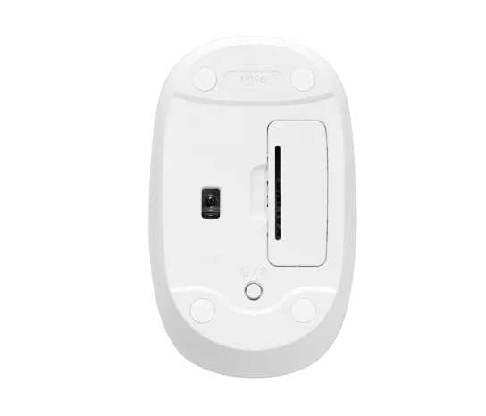 Logitech M196 Bluetooth Wireless Mouse in Off White for laptops and tablets