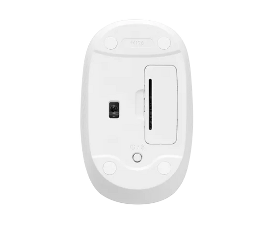 Logitech M196 Bluetooth Wireless Mouse in Off White for laptops and tablets