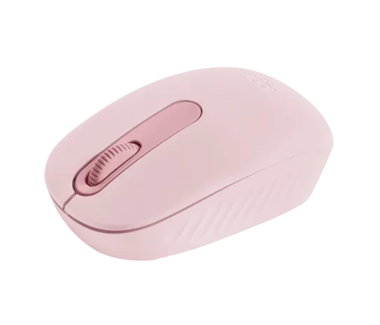 “Logitech M196 Bluetooth Mouse in rose with wireless Bluetooth connectivity and compact design”