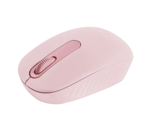 “Logitech M196 Bluetooth Mouse in rose with wireless Bluetooth connectivity and compact design”