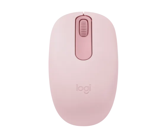 “Logitech M196 Bluetooth Mouse in rose with wireless Bluetooth connectivity and compact design”